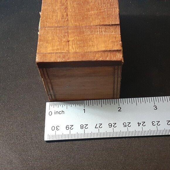 NEW!! Handmade Wood Trinket/Jewelry Box with Lid and Latch - Newly Made!! - Picture 11 of 12